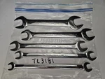 Snap On #lta Series 5 Pc 7/16"-1" Low Torque Slimline Open End Wrench Set. Fixed Price $249.95.