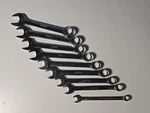 Snap Metric Midget + 12MM - 19MM Combination Wrench Set 12PT Oex. Fixed Price $229.99.