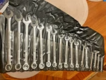 Sexy Sears Craftsman Usa Nos 17PC Sae Super Tuff Steel Wrench Set 4966 Combinatn. Fixed Price $255.00.