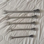 Snap-on Soexrm Srxrm Metric Reversible Combination Ratcheting Wrench Set Used. Fixed Price $240.00.
