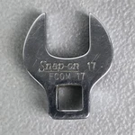 Snap-on FCOM17 17MM Crowfoot Wrench Head Open End Metric 3/8" Drive. Fixed Price $23.95.