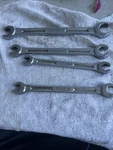 Snap-on 4PCS 12&6 Point Flare Nut Wrenches Rxh 2024 RXV1618S-1214S RHM1012S. Fixed Price $49.99.