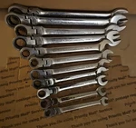 Gearwrench Flex Head Ratcheting Combination Set, Sae, 11-PCS 3/8" 1". Fixed Price $195.95.