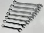 Mac Tools Usa 7PC Sae 3/8-3/4" Double Offset Angle Head Wrench Set, Rare Ca. Fixed Price $189.99.