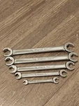Snap On Tools Usa 5PC Sae Flare Nut Line Wrench Set 1/4-13/16 Inch. Fixed Price $169.99.