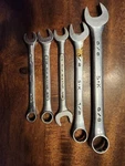 Sk Sae 5PC Wrench Lot 5/16",3/8" 6PT ,3/8"-7/16" Open End, 1/2",5/8" 12PT. Fixed Price $24.95.