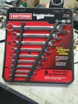 Vintage Nos Craftsman Usa 9PC 12PT Combination Wrench Set 1/4 To 3/4 947044. Fixed Price $126.00.