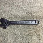 Craftsman Evolv 8" Adjustable Wrench 1657Z. Fixed Price $14.95.