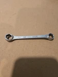 Mac Tools 3/8"-7/16" 6PT Sae Short Chrome Box End Wrench Usa BHX1214. Fixed Price $15.00.