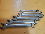 Vintage Snap Tools Rxs 6 Piece Open End & Flare Nut Wrench Set Nonconsecutive. Fixed Price $129.00.