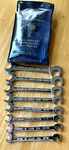 Easco No. 92 160 8-PIECE Sae Ignition Open End Wrench Set Made In Usa , Euc. Fixed Price $14.00.