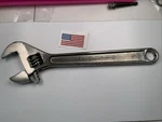 New Britain AW-12, 12IN. Adjustable Wrench, Usa Made. Fixed Price $11.00.