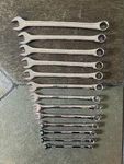 Craftsman Professional 13 Pc. Metric 12 Pt. Combination Wrench Set 7-19MM / Usa. Fixed Price $200.00.