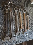 Assorted Combination Wrench Lot - 12PT Sae Metric Wayne Vintage Usa. Fixed Price $24.99.