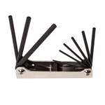 Klein Tools 70591 Folding Hex Set, 9-KEY, Sae Up 1/4", Silver. Fixed Price $16.04.