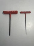 Mac Tools 1/4" & 3/32 Sae T-handle Hex Wrench HKTCG13E HKTCG8E Usa Clean Pc. Fixed Price $38.24.