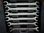Snap-on Usa RXFMS606B 6PC Metric Double Flare Nut Line Wrench Set 21MM. Fixed Price $265.00.