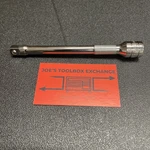 Snap-on Tools Usa New 3/8" Drive 6" Long Chrome Knurled Socket Extension FXK6. Fixed Price $30.00.