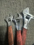 Snap On Adjustable Wrenches FADH110B, FADH8BO, FADH12A. Fixed Price $180.00.