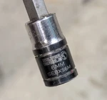 Matco "silver Eagle" SEBXS6 1/4" Socket Driven Allen/hex Bit 6MM. Fixed Price $15.00.
