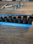 Cornwell Usa TSUP-227RS 7PC Sae Universal Swivel Impact Socket Set 3/8 Drive. Fixed Price $199.00.