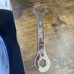 Oem Harley Davidson Usa Chrome Sizes 36MM 3/4 Factory Axle Flat Box Wrench. Fixed Price $20.99.