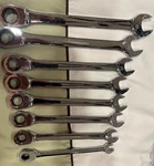 Metric Set Of Cornwell Combination Crw Ratchet Wrenches Spline Drive 8MM 18. Fixed Price $135.00.