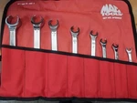 Mac Tools SFB86KR 8PC 6-POINT Sae Double-end Flare Nut Wrench Set With Kit Bag. Fixed Price $225.99.