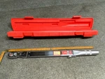 Snap-on 3/8" Dr. Flex Head Click Torque Wrench Ratchet With Hard Case TQFR100A. Fixed Price $215.00.