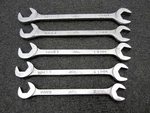 Vintage Mac Tools 5PC Metric Angle Open End Wrench Set Da Made Usa. Fixed Price $119.95.