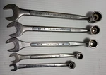 Vintage Truecraft Metric Open End Flex Head Socket Wrenches Made Japan 12 Pt.. Fixed Price $49.95.
