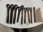 Snap Tubular Box End Wrench Lot Of 9. 12PT. Good Condition, Usa. Fixed Price $289.00.