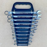 Vintage Craftsman 10 Piece 12 Pt Vv/va Series Combination Sae Wrench Set Usa. Fixed Price $75.00.