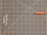 Mac Screwdriver Flathead Slotted 11" Long Overall Red Hard Handle SDD8A Slim. Fixed Price $19.99.