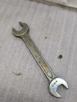 Indestro Usa 41819 Double Open-end Metric Wrench 18MM & 19MM Vintage. Fixed Price $12.00.