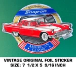 Snap-on 1957 Thunderbird American Classic Vintage Original Foil Decal Sticker. Fixed Price $10.90.