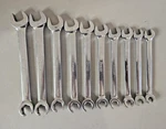 Snap-on 10PC 6-POINT Metric Open-end/flare Nut Wrench Set 9MM-18MM Rxsm. Fixed Price $289.00.