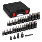 38PCS 1/4" 3/8" 1/2" Drive Allen Hex Bit Socket Set, Sae/metric, Includes Pow.... Fixed Price $58.59.
