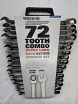 Matco Tools Piece 72 Tooth Metric Extra Long Ratcheting Wrench Set S7GRCXLM16. Fixed Price $400.00.
