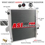 Aluminum Radiator For 2003-2006 SRT10 Dodge Ram 8.3L V10 1500 2500. Fixed Price $209.00.