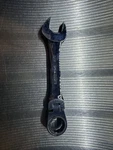 Cornwell 11/16 Blue Power Stubby Flex Head Ratchet Wrench. Fixed Price $19.99.