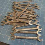 Snap-on VO1416 Chrome Open End Wrench 7/16" And 1/2" Usa You Get One Of 19. Fixed Price $13.56.
