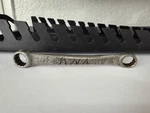 Blue-point XD-1214 3/8 7/16 Double Offset Box End Wrench, 4.5" Long. Fixed Price $9.99.