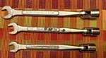 3 Great Neck Flex Head Socket Combination Wrenches 7/16, 1/2, 9/16. Fixed Price $10.95.