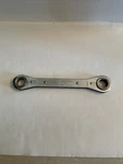 Armstrong 15-17 Mm Ratcheting Double Box End Metric Wrench #54-599 Usa Euc. Fixed Price $12.50.