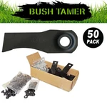50 Pair Pack Mower Blade & Bolt Set Fits Victa Powertorque CA09351. Fixed Price $183.52.