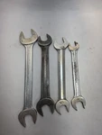 Vintage Blue-point Supreme 4-PIECE Sae Open-end Wrench Set Usa. Fixed Price $29.99.