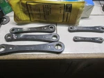 Vintage Craftsman Double Box End Ratchet Wrench Set 5-PIECE 12-POINT 94368 Usa. Fixed Price $24.99.