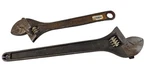 *lot Of 2* Used Wright 12" & 15" 9AB12, 9AB15 Adjustable Wrench Set. Fixed Price $73.61.