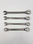Lot Of 4 Proto Ratchet Combination Wrenches *pre Owned* Free Shipping. Fixed Price $29.99.